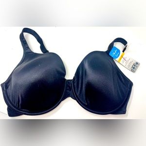 Playtex Love My Curves Bra Size 38DD Black US4848